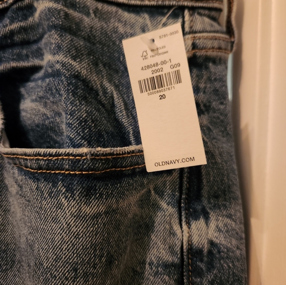 Old navy wide leg womens jeans sz20 - Picture 2 of 4